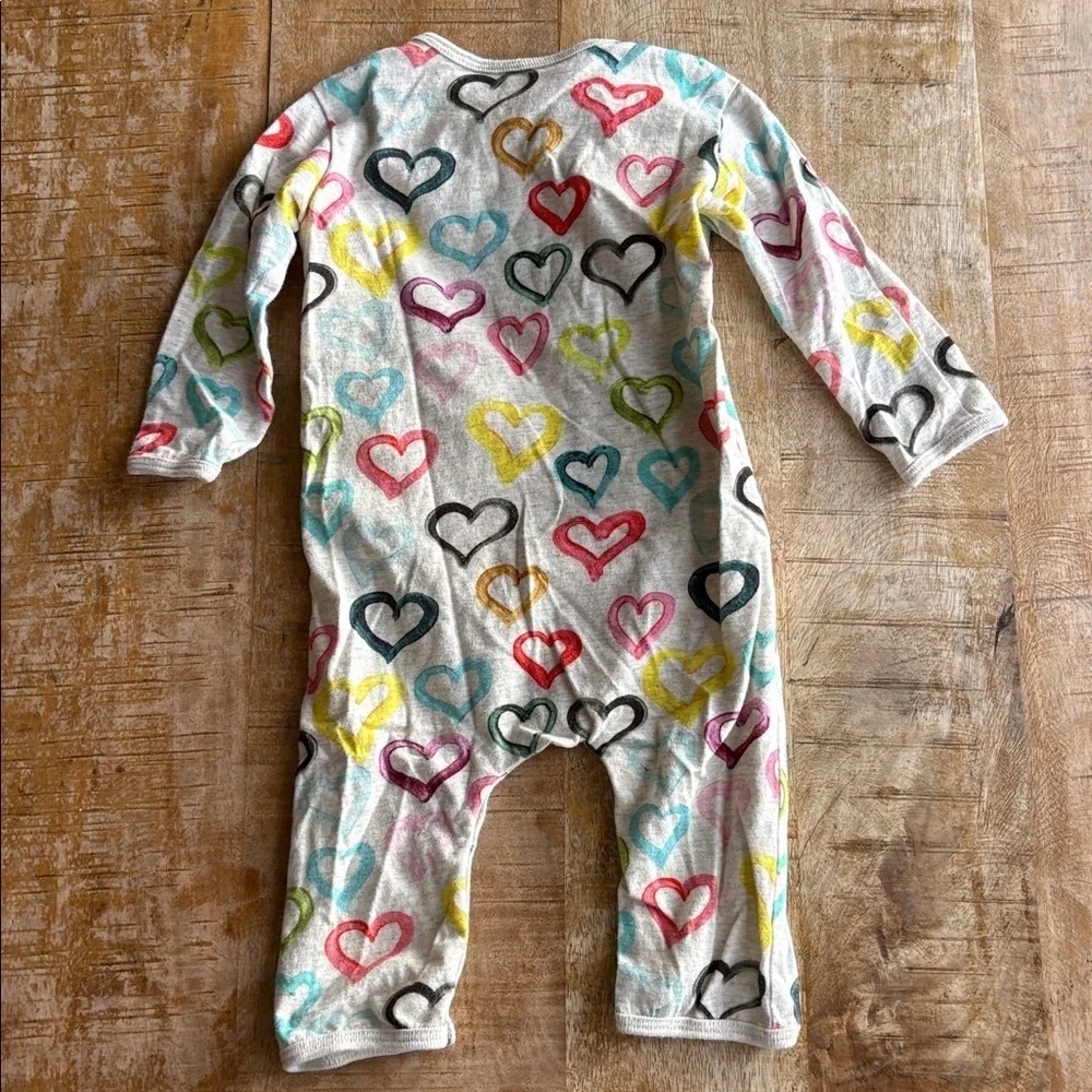 Little Wings Baby Girl Heart One Piece 3m